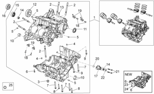 OEM Engine Parts Diagrams - Crank-Case I