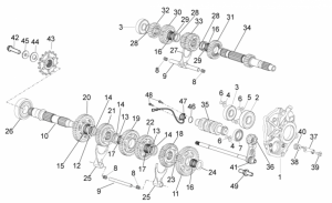 OEM Engine Parts Diagrams - Gear Box