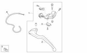OEM Frame Parts Diagrams - Clutch Pump