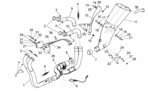 OEM Frame Parts Diagrams - Exhaust Pipe