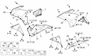 OEM Frame Parts Diagrams - Front Body II