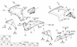 OEM Frame Parts Diagrams - Front Body II