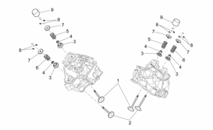 OEM Engine Parts Schematics - Valves