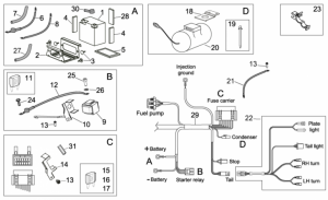 OEM Frame Parts Schematics - Electrical System II