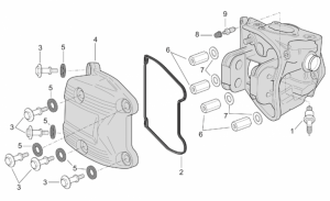 Engine - Head Cover (Ext.Thermostat)