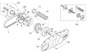 Engine - Pulley Assy., Driven
