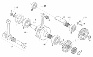 Engine - Crankshaft - Balance Shaft