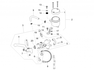 FRAME - FRONT MASTER CILINDER