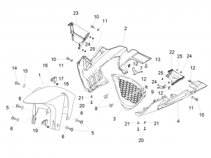 BODY - FRONT MUDGUARD-PILLAR