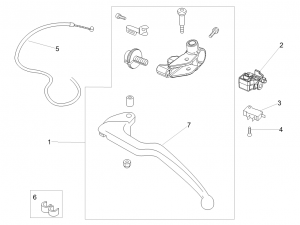 FRAME - CLUTCH LEVER