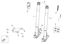 FRAME - FRONT FORK