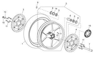 FRAME - FRONT WHEEL