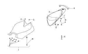 FRAME - SADDLE