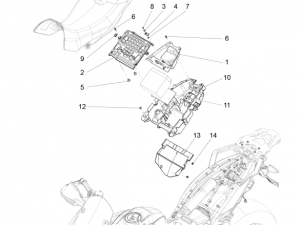 BODY - SADDLE COMPARTMENT