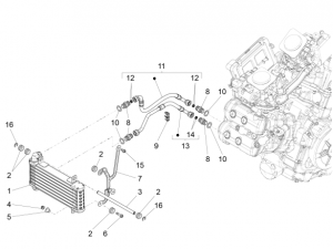 COOLING SYSTEM - OIL RADIATOR