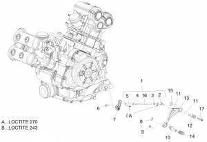 ENGINE - GEAR LEVER