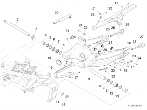 FRAME - SWING ARM