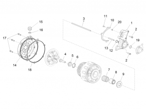 ENGINE - CLUTCH COVER