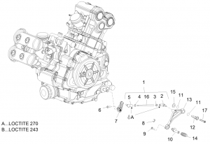 ENGINE - GEAR LEVER