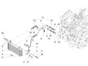 COOLING SYSTEM - OIL RADIATOR