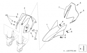 FRAME - FRONT BODY - FRONT MUDGUARD