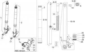 FRAME - FRON FORK II