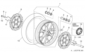 FRAME - FRONT WHEEL