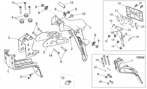 FRAME - REAR BODY III