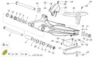 FRAME - SWING ARM