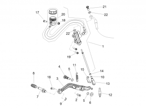 BRAKE SYSTEM - REAR MASTER CYLINDER