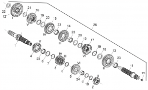 ENGINE - GEAR BOX