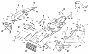 FRAME - REAR BODY I