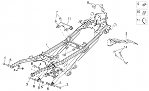 FRAME - SADDLE SUPPORT