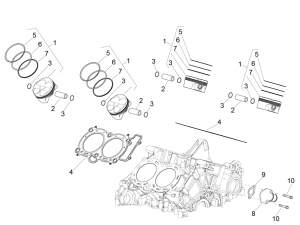ENGINE - CYLINDER - PISTON