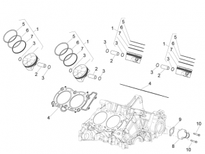 ENGINE - CYLINDER - PISTON