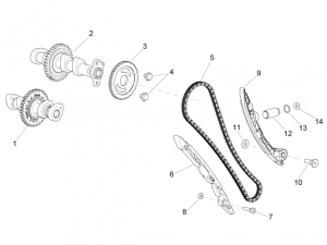 ENGINE - FRONT CYLINDER TIMING SYSTEM