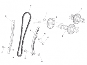 ENGINE - REAR CYLINDER TIMING SYSTEM