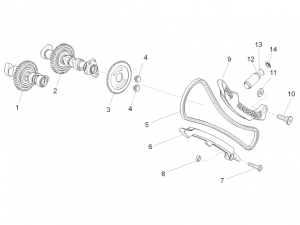 ENGINE - FRONT CYLINDER TIMING SYSTEM