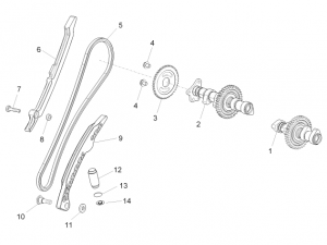 ENGINE - REAR CYLINDER TIMING SYSTEM