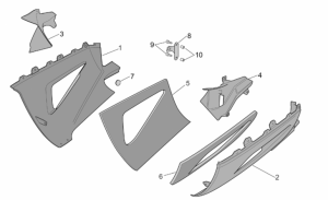 Frame - Central Body - Lower Fairings