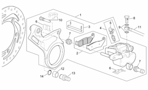 Frame - Rear Brake Caliper