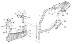 Frame - Exhaust Pipe