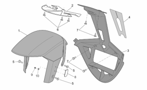 Frame - Front Body - Front Mudguard