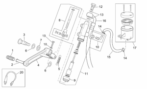 Frame - Rear Master Cylinder