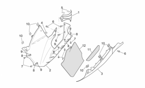 Frame - Central Body - Lower Fairings