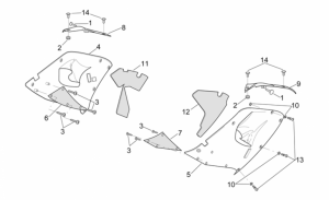 Frame - Central Body - Upper Fairings