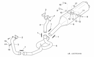 Frame - Exhaust Pipe