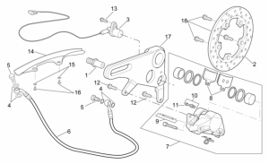 Frame - Rear Brake Caliper