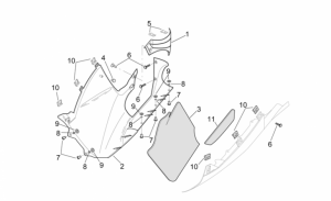 Frame - Central Body - Rh Fairings