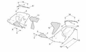 Frame - Central Body - Upper Fairings